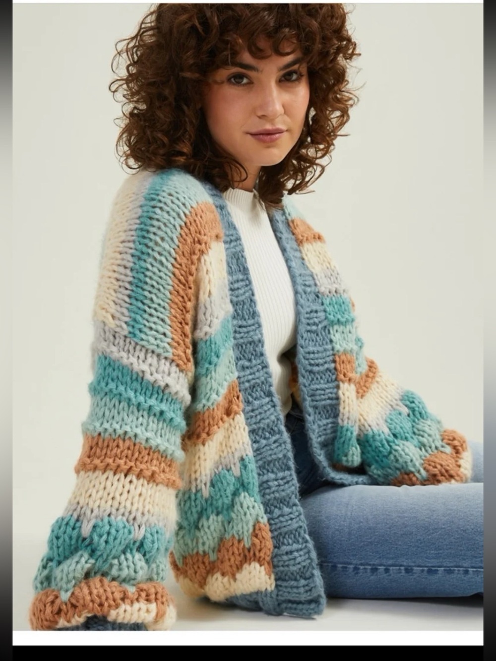 Altar'd State Lilith Chunky Knit Cardigan size Medium